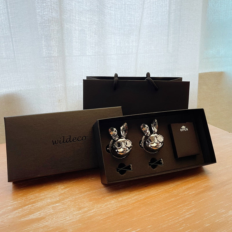 Fresh'Car™ - Diffuseur de parfum Lapin design / Coffret de 2 pièces