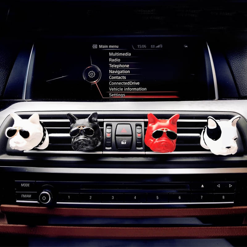 Fresh'Car™ - Diffuseur de parfum Bulldog design