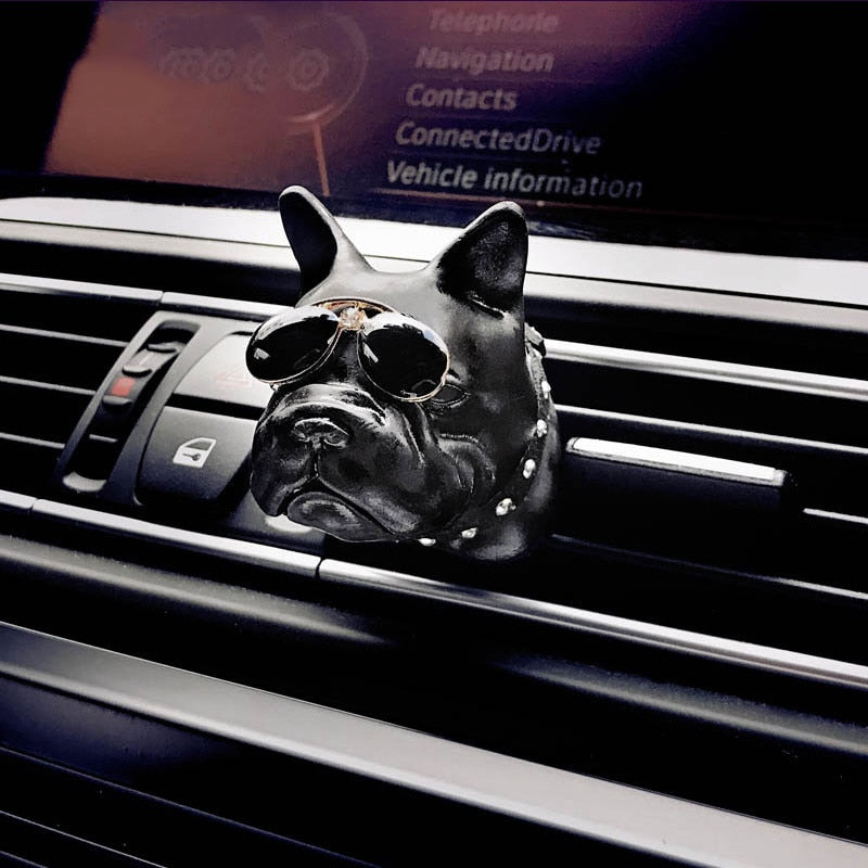 Fresh'Car™ - Diffuseur de parfum Bulldog design