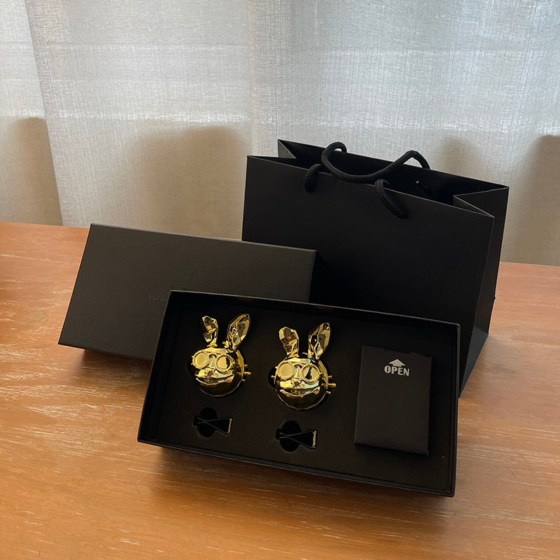 Fresh'Car™ - Diffuseur de parfum Lapin design / Coffret de 2 pièces