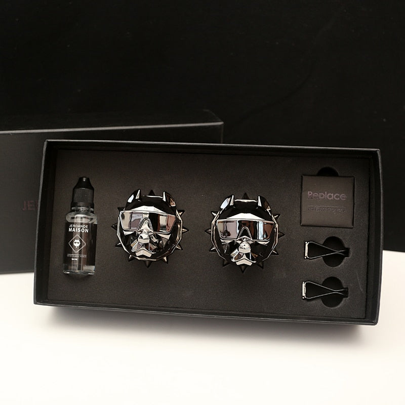 Fresh'Car™ - Diffuseur de parfum Pitbull design / coffret de 1 pièce ou 2 pièces