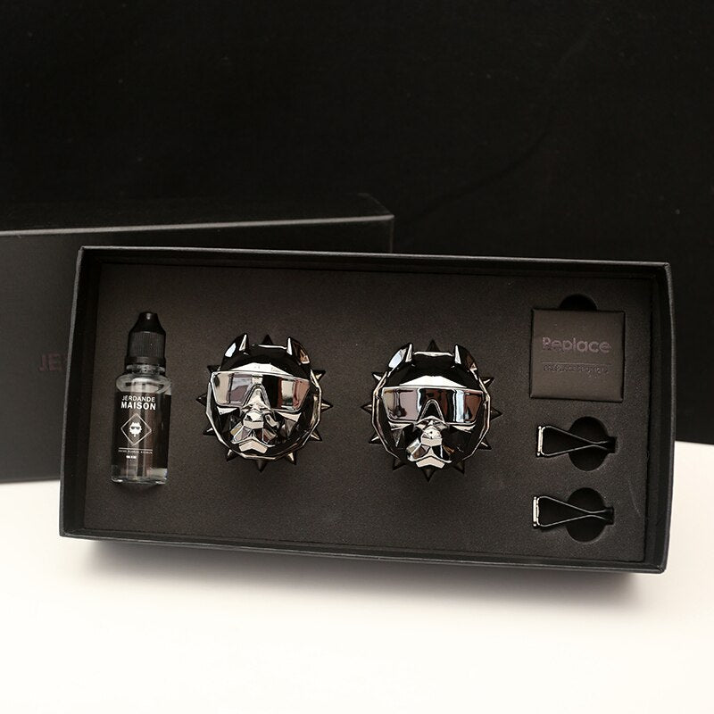 Fresh'Car™ - Diffuseur de parfum Pitbull design / coffret de 1 pièce ou 2 pièces