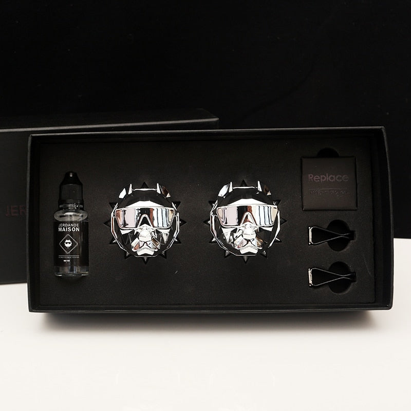 Fresh'Car™ - Diffuseur de parfum Pitbull design / coffret de 1 pièce ou 2 pièces