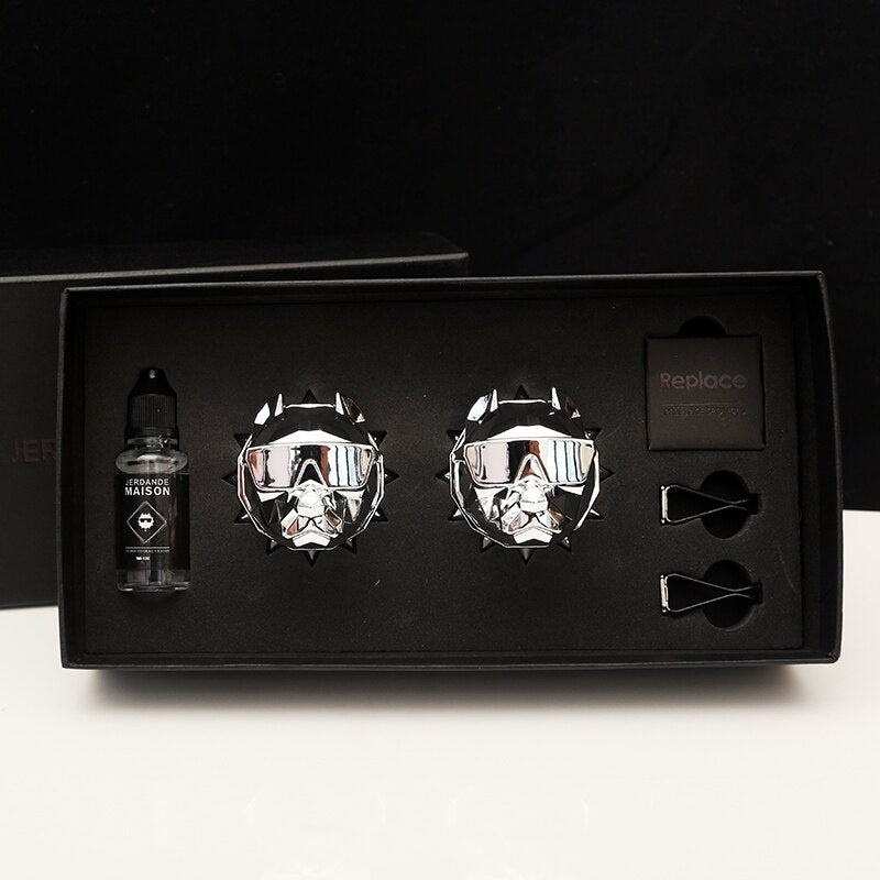 Fresh'Car™ - Diffuseur de parfum Pitbull design / coffret de 1 pièce ou 2 pièces