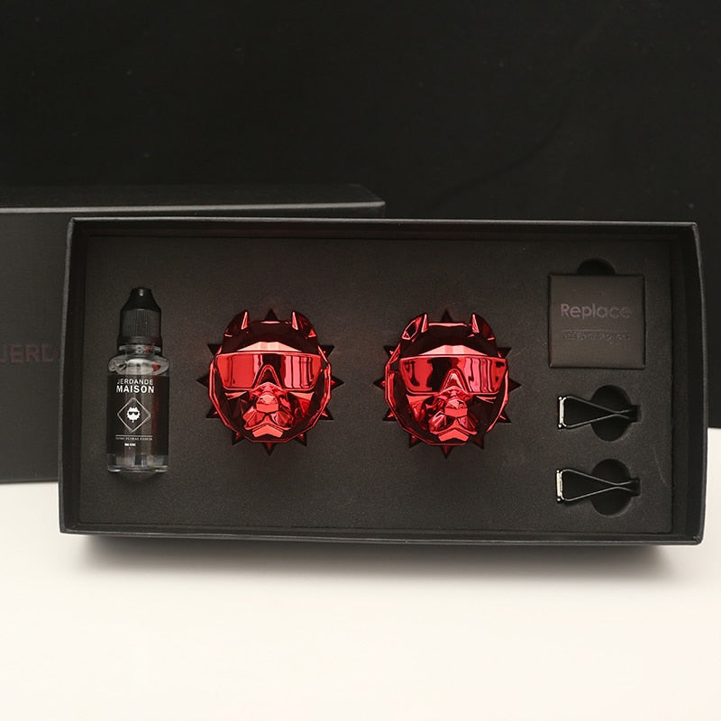 Fresh'Car™ - Diffuseur de parfum Pitbull design / coffret de 1 pièce ou 2 pièces