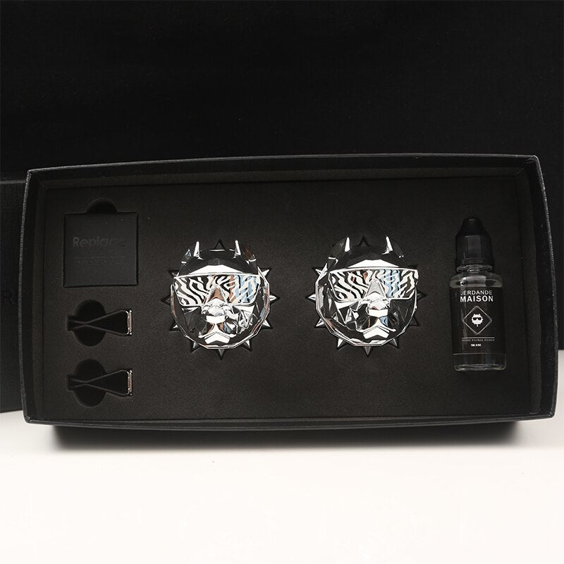Fresh'Car™ - Diffuseur de parfum Pitbull design / coffret de 1 pièce ou 2 pièces